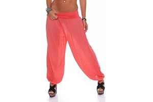 MALITO MORE THAN FASHION Malito Pantaloni alla Zuava Aladin Harem Pantaloni Boyfriend Sbuffo Pump Baggy Yoga 1482 Donna Taglia Unica