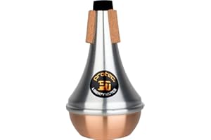 PROTEC Pro Tec ML101 - Sordina per tromba, in alluminio, con estremità dritta/rame