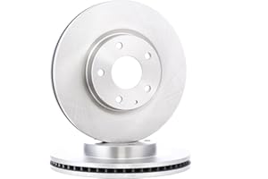 2x RIDEX Disco de freno Delantero Ø297mm Altura: 52mm Espesor: 28mm ventilación