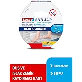 Merdiven Kaydırmaz Bant (Banyo I&ccedil;in Kaydırmaz Bant) 25mm X 5mt Islak Zemin 55533-00002-11