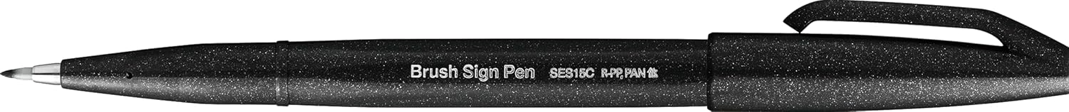Test Complet & Analyse de Fiabilité : Pentel Brush Sign Pen SES15C-A D ugopis P dze