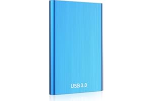 Wooge Externe Festplatte 1tb,USB 3.0 Festplatte extern für PC, Mac, Desktop, Laptop, MacBook, Chromebook (1tb, Blau)