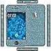 Price comparison product image PhoneNatic 2 x glitter foil set for Apple iPhone 4S blue protection film