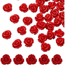 200 Pezzi Di Perline Di Fiori In Acrilico, Distanziatori Colorati A