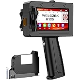 WELCZEK H125 Portable Handheld Printer | Fast drying ink cartridges; print height from 2 mm to 1.2 cm.