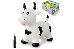 HotMax Bouncy Horse, Inflatable Bouncy Animals Hopper for Toddlers, Ride on Jumping Toys for Baby Girl or Boy Birthday Gift