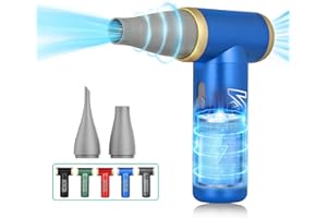 Kica JetFan 2 elektryczna dmuchawa do kurzu – alternatywa dla sprężonego powietrza do ponownego ładowania, ręczny odkurzacz powietrza, mini dmuchawa do laptopa, klawiatury, samochodu, sofy, sprzętu