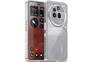 Liisooka Funda para Nothing Phone 3a Pro, Militar de Protección contra Caídas, Anti-Amarillo, Antiarañazos, Carcasa Trasera de PC Duro, Case Ultrafina a Prueba de Golpes, Transparente