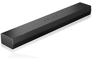 LG S20A - Barra de Sonido Inteligente, Bluetooth, 50W, 2.0 Canales, Compacta con Doble Woofer Integrado, Dolby Digital, DTS Digital Surround, Negro