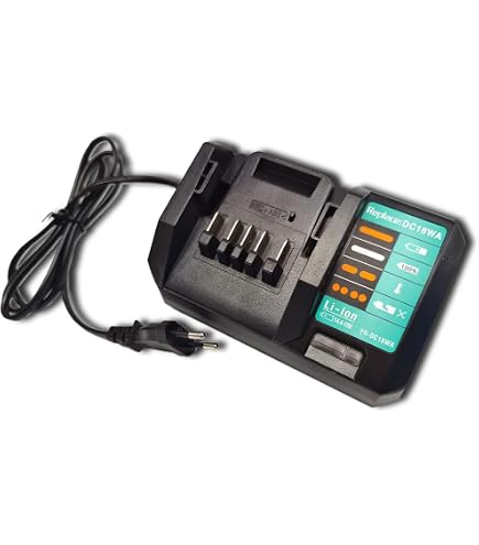 2x Akku 18V 2.0Ah + Ladegerät – Kompatibel Mit Makita G-Serie Werkzeugen