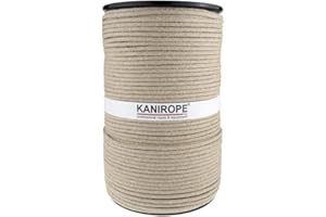 ‎KANIROPE Kanirope® Hanfseil Seil Hanf HEMPBRAID 8mm 100m 16-fach geflochten