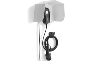 ETTERR Electric Car Charger Cover, Roof, Protector, Canopy, Box, Wall Accessories, Tent, Protection Kit, Shelter, Awning, Structure, Shed, Shadow, Stand (White)