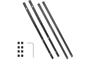 CLKE 4 Piezas Conector de Riel Guía para Makita, Compatible con Festool, Unión Universal de Riel de Cortina para Riel Recto Riel en Ángulo Riel de Cortina Cuadrado