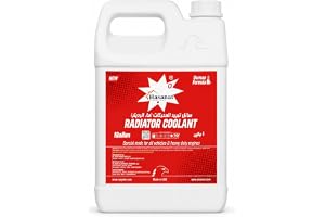 Hasanat Essentials Radiator Coolant – Red, German Formula, 1 Gallon Long-Life Antifreeze for All Vehicles (1 Gallon)