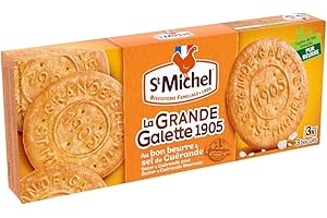 KEEMAT St Michel La Grande Galette Salted Butter Cookies 150g - Pack of 5
