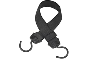 Master Lock Cinghia Elastica con Ganci Cavo Gancio Rotante 180° Adatto per Giardinaggio, Trasporto, Trasloco, Campeggio, Nero, 120 cm