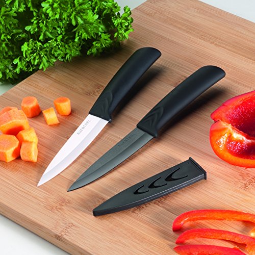 Amefa 0393CEZM76117 Auenthal Keramikmesser Schälmesser Küchenmesser Weiß 10 cm Klingenlänge Keramik Schälmesser, Keramik, 20.5 x 2.4 x 1.5 cm - 2