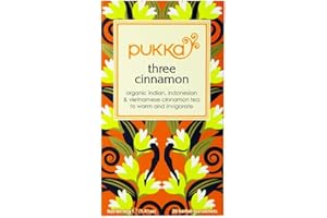 ROYAL CHAI Pukka - Té de canela de tres orígenes - 40 g - Pack de 2 unidades