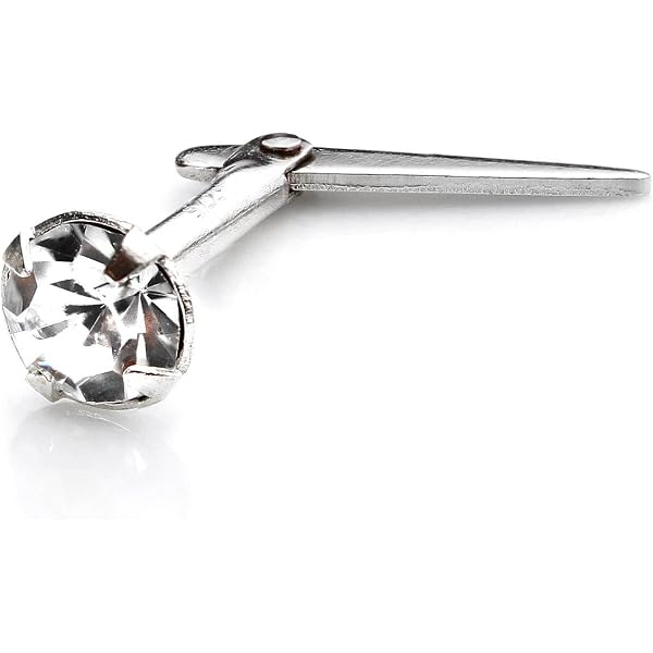 Andralok Orecchini A Perno In Oro Giallo 9kt Con Zirconia Cubica Rosa 6mm – Gioiello Artigianale UK, In Scatola Regalo