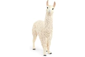SCHLEICH Farm World 13920 Realistic Cute Farm Llama Figurine - Highly Detailed and Durable Farm Animal Figurine for Boys and Girls - Llama Toy Gift for Kids Ages 3+