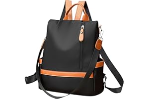 Wesoke Small Backpack Purse for Women, Fashion Black Travel Backpack Ladies Shoulder Bags, Lightweight Anti-theft Casual Daypack Daily Backpack for Woman