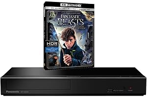 PANASONIC BUNDLE Panasonic DP-UB450 MULTIREGION Blu-ray Player Bundle with Fantastic Beasts Ultra HD 4K Blu-ray Disc