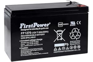 Original FirstPower Lead Gel Battery for UPS APC Smart-UPS SC 420 7Ah 12V, Lead Acid, 12V