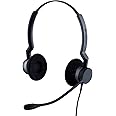 Jabra Biz 2300 USB-C MS On-Ear Stereo Headset - Skype For Business Certified Noise-cancelling and Corded Headphone with Call Control Unit for Deskphones and Softphones