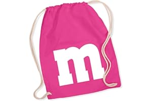 Shirt-Panda Turnbeutel M&M Karneval Fasching Gruppen-Kostüm Baumwoll-Beutel Rucksack Tasche