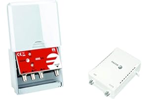 T E C N O V O Z Kit AMPLIFICACION TV + Mezcla Sat FAGOR + Fuente ALIMENTACION 12V