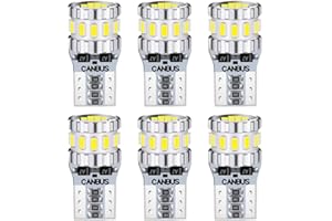 KUWUNG Canbus Fehlerfreie Glühbirne, 6 Stück Innenraumbeleuchtung Birne, T10 Glühbirne für Kuppel Karte Türleuchte Kennzeichen Höflichkeitslampe Landschaftsgestaltung Boot RV Camper Kofferraumlicht