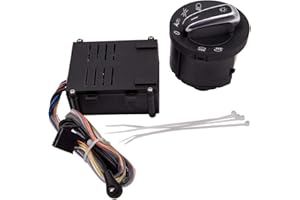 maXpeedingrods 1C0941531A Scheinwerferschalter Lichtschalter mit Modul für T5 T5 1 Transporter 2003-2015