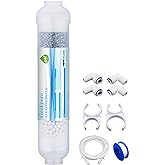 Geekpure 6th Stage Remineralization Filter Replacement pH+ Mineral Alkaline | Inline Replacement Cartridge Upgrade for RO Rev