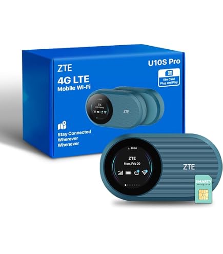 Skyroam Solis Lite Mobile Hotspot: 4G LTE WiFi, Shareable on 10
