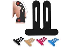 QAZANTEIAR 10pezzi Kinesio Tape,kinesio taping ginocchio,tape ginocchio Nero,Pretagliato/impermeabile/traspirante/ipoallergenico/ultraelastico/ultra adesivo/Specialista per la protezione del ginocchio