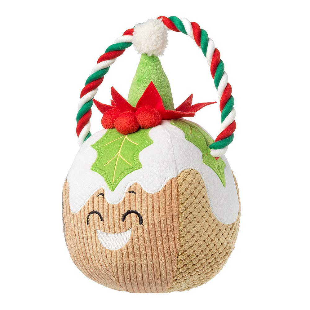 House of Paws Christmas Pudding Rope Dog Toy