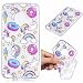 Produktbild LMAZWUFULM Hülle für Motorola Moto G5 (5,0 Zoll) Ultra Dünn Weiche TPU Silikon Schutzhülle Essen und Einhorn Pferd Muster Transparent Handyhülle Flexible Rückschale Cover für Moto G5
