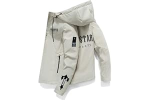YiLianDa Chaqueta Chándal Trapstar Hombre Cortavientos Trapstar London Chaqueta Verano Jacket Chaqueta Deportiva Mujer con Impresión de Trapstar Logotipo