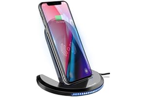 ELECTRIC GIANT Wireless Charger Induktions Ladegerät Qi Charger Drahtlose Faltbare Schnellladegerät für Samsung Galaxy S20+ S8 S7 Edge/10/9/8, iPhone 12/SE /11 Pro/8 Plus und alle Qi Fähige Geräte