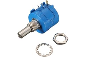 VOGUEING TOOL Potentiomètre rotatif linéaire à bobinage rotatif, résistance réglable (3590S-2-104L, 100K Ohm)