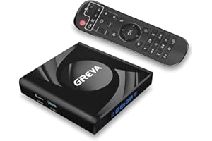 GREVA Android TV Box 13.0 2GB RAM 16GB ROM, Smart TV Box Soporte 8K Ultra HD, Android 13.0 TV Box RK3528 10/100M LAN Enternet 2.4G/5.8G WiFi 6 BT 5.0 USB 3.0, Streaming Media Player
