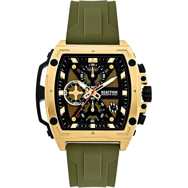 Buy Kenneth Cole Reaction Green Dial Men's Watch - KRWGP0069403 at