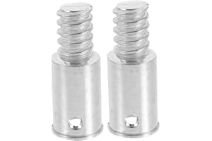 Yardwe Adaptador De Extensión Para Mango De Escoba Con Extremo Roscado Americano De Acero Inoxidable 2 Piezas Adaptador De Poste Para Fregona Y Herramientas De Limpieza Doméstica Y Comercial