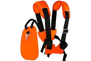 MT MALATEC Schultergurt Einstellbare für Motorsense Trimmer Rasentrimmer-Gurt Doppel Schultergurt für Motorsense Rasentrimmer Freischneider 18529