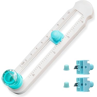Taglierina Circolare Regolabile TKXJRY - Diametro 2-20 Cm, Con 2 Lame, Per Carta E Cartoncino Fai Da Te - Foto 3