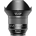Irix - Obiettivo ultragrandangolare Blackstone 15 mm f2,4 (filettatura filtro 95 mm, pieno formato, scritte illuminate, anell