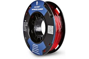 SainSmart bobina piccola da 1.75 mm in TPU, filo flessibile 3D 250 g, precisione delle dimensioni +/-0,05 mm, Shore 95A, rosso
