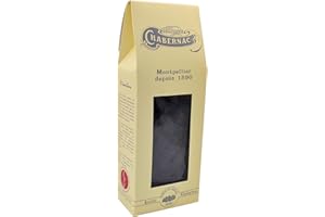 AUZIER CHABERNAC Pâte de réglisse - Véritable réglisse coupée de Montpellier sans parfum chimique, sans colorant - Confiserie de Tradition : (Etui soufflet à l’ancienne 250g : Lot de 1.)
