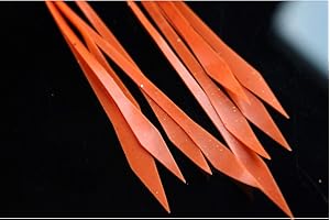 Tigofly 20 piezas de pesca de silicona Faldas DIY SpinnerBait Buzzbait calamar de goma señuelos para hacer streamer mosca atar materiales