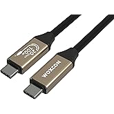 Woxcon - USB C Hızlı Şarj ve G&ouml;r&uuml;nt&uuml; Kablosu, USB 3.2 GEN2 Standart 20G Bandwith, Thunderbolt 4/3 uyumluluk, 4K 60Hz &Ccedil;&ouml;z&uuml;n&uuml;rl